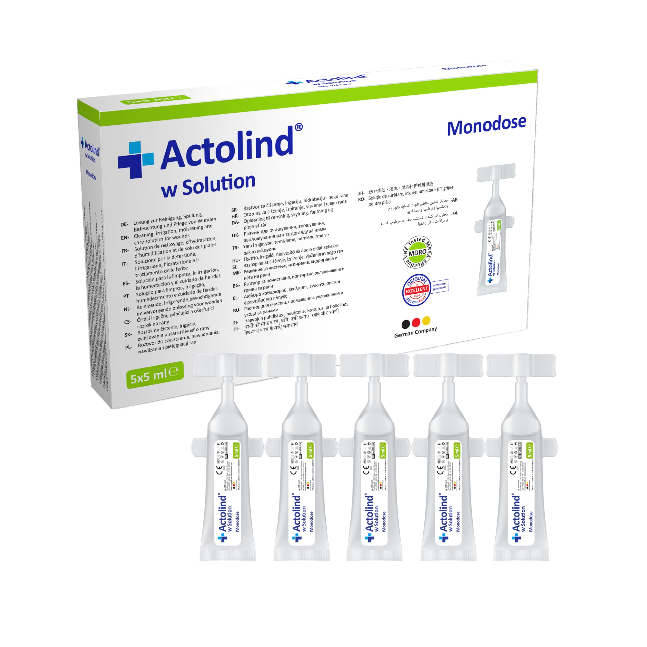 Actolind w Solution 5 X 5 ml Monodose